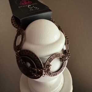 Bronze Circle Chain Bracelet